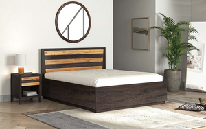 Cama de madera maciza de lujo hecha a mano con diseño personalizado y construcción de alta calidad para la elegancia del dormitorio y la sala de estar - Product Image 6