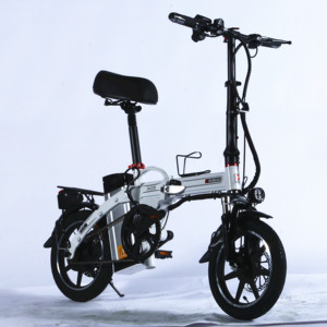 Bicicleta Eléctrica Plegable de Largo Alcance, 350w, Portátil, de Aluminio, con Neumáticos Anchos, Batería de Litio, Mini, para Adultos, para Desplazamientos Diarios, Diseño Plegable FW-14 - Product Image 4