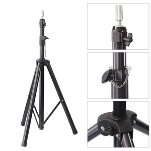 Soporte ajustable para peluca, soporte de cabeza de Metal para maniquí para trípode de entrenamiento de peluquería - Product Image 2