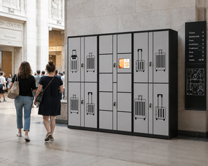 Casier intelligent 2026 pour bagages, idéal pour musées et expositions, grand meuble de rangement avec écran tactile pour vestiaires et galeries - Product Image 1