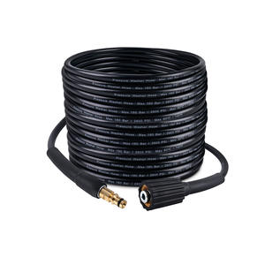 Tuyau d'eau haute pression pour lave-auto, tuyau anti-explosion 6m/10m en PVC noir et cuivre pour les séries <span class=keywords><strong>K</strong></span> de <span class=keywords><strong>Karcher</strong></span> - Product Image 1