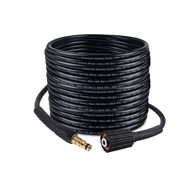 Car Washing Machine High Pressure Water Pipe Explosion-Proof Hose 6m/10m Black PVC & Copper for Karchers K Series