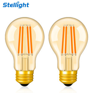 Cổ điển <span class=keywords><strong>Edison</strong></span> 2W-12W <span class=keywords><strong>Dimmable</strong></span> A60 dẫn bóng đèn SMD nguồn ánh sáng 2200K-3000K hổ phách rõ ràng <span class=keywords><strong>E27</strong></span> cho home & phòng tắm - Product Image 1