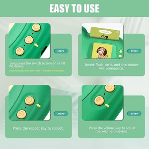 Tarjetas de Aprendizaje Interactivas para Niños de 2 a 6 Años, Juguete Educativo Sensorial Preescolar con 224 Palabras - Product Image 2