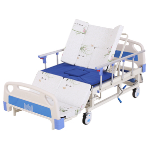 Cama de Hospital Multifuncional con Manivela Lateral para Enfermería, Cama Curva Completa para Pacientes de UCI, con Orificio para Inodoro, para Cuidado <span class=keywords><strong>en</strong></span> el Hogar - Product Image 1