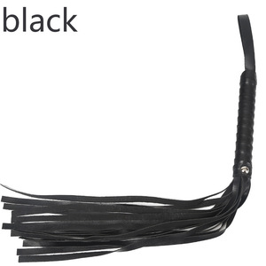 BANSEY Crisp Sound Leather Flogger Multi Strand Whip Anti Drop Wrist Strap Master Discipline Spanking Tool for BDSM Roleplay - Product Image 2