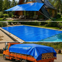 Bâche PE imperméable, toile de protection pour jardin, auvent extérieur, voile d'ombrage, bâche de protection pour bateau, camion, niche pour chien, toile imperméable