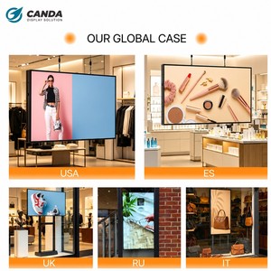 Écran d'affichage numérique 4K haute luminosité bidirectionnel pour vitrine, écran publicitaire vidéo intégré pour centre commercial, lisible en plein soleil, LCD CD2 - Product Image 3