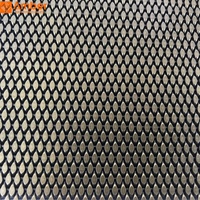 Maille tissée ondulée en acier inoxydable architectural, écran décoratif en fil métallique pour revêtement de façade et cloisonnement