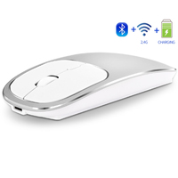Souris d'ordinateur sans fil personnalisée 2.4ghz blu etooth 5.0 5.1 mode double édition silencieuse