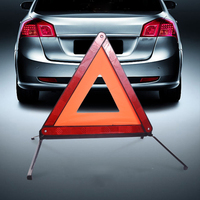 Sécurité de voiture pliant panneau d'avertissement de route d'urgence prix du dispositif de triangle avec boîte