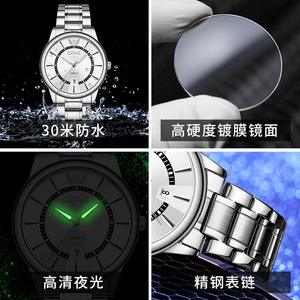 Montre OPK en gros d'usine, vente chaude transfrontalière, montre à quartz étanche avec calendrier simple, alliage lumineux 10 mm pour <span class=keywords><strong>homme</strong></span> - Product Image 4