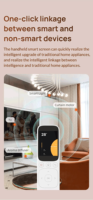 Télécommande portative WiFi Tuya avec écran tactile HD BLE IR et base de charge sans fil pour appareils domestiques intelligents