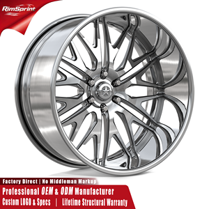 Jantes en alliage d'aluminium forgé American Force BUSINESS ST <span class=keywords><strong>6</strong></span>, 17-24 pouces, 6x139.7 6x120 pour Chevrolet Tahoe Cadillac Escalade - Product Image 1
