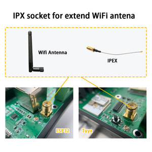 KC868-E16T 16A Tuya <span class=keywords><strong>ESP32</strong></span> Din ray röle modülü kurulu Ethernet RS485 için ESPHome ev yardımcısı Tasmota uzatın tarafından IIC Bus - Product Image 3