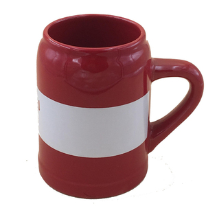 Taza de Leche de Gres Mágica al por Mayor, Taza de Cerámica Esmaltada en Rojo para Té y Café - Product Image 3
