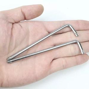 En gros, clés <span class=keywords><strong>Torx</strong></span> en L personnalisées, bras court, double tête, nickel noir, <span class=keywords><strong>T5</strong></span>-T45, outils à main de réparation - Product Image 5
