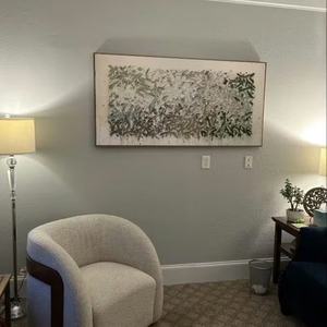 Pintura Acrílica Texturizada Abstracta de Vientos Susurrantes, Cuadro Enmarcado Impasto sobre Lienzo, Arte de Pared Pintado a Mano para Sala de Estar y Hogar - Product Image 2