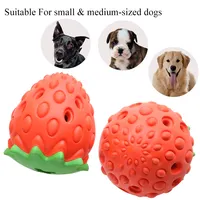 Özelleştirilmiş çevre dostu çiğneme evcil hayvan ürünleri köpek komik meyve şekli oyuncak kauçuk köpek pet oyuncak çiğneme oyuncaklar köpekler için