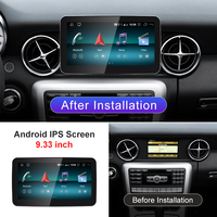 Nouvel écran multimédia sans fil Android AUTO CarPlay 9,33 pouces pour Mercedes Benz SLK R172 Lecteurs vidéo de voiture
