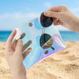 Chameleon Colorful PVC Durable Sunglasses & Eyeglasses Holder Case Storage Bag-Welcome <b>Gifts</b> - Product Image 3