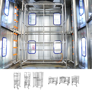 <span class=keywords><strong>Machine</strong></span> de lavage à buse rotative à 360 degrés pour chariots alimentaires, conteneurs logistiques et supports de suspension pour fumoirs - Product Image 3