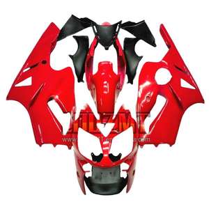 Injection OEM pour <span class=keywords><strong>KAWASAKI</strong></span> <span class=keywords><strong>NINJA</strong></span> ZX <span class=keywords><strong>1200</strong></span> 12R 1200CC ZX1200 CC ZX 12 R 58No.156 rouge brillant ZX-12R ZX12R 00 01 2000 2001 Carénage - Product Image 1