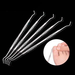 Stainless Steel Nail Remover Double Headed Pedicure <b>Tool</b> For Ingrown Toenail Care Professional Manicure And Foot Care - Product Image 1