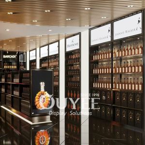 Tienda Decoración interior Soporte de exhibición de vino Estante de cartón de pie para botellas de vino y exhibiciones de licor - Product Image 3