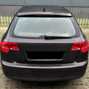 Aileron de coffre arrière Audi A3 8P, noir piano, texture fibre de carbone, ABS, 2004-2013, cinq portes, pièce de mise à niveau - Product Image 1