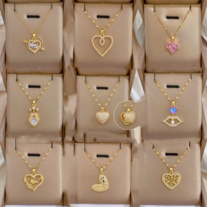 <span class=keywords><strong>Collana</strong></span> di lusso con ciondolo a forma di cuore in acciaio inossidabile alla moda da donna lucida Cz <span class=keywords><strong>collana</strong></span> <span class=keywords><strong>albero</strong></span> <span class=keywords><strong>della</strong></span> <span class=keywords><strong>vita</strong></span> gioielli - Product Image 1