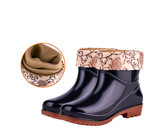 Hot-selling Lightweight PVC <strong>Short</strong> Rain BootsWaterproof Slip Resistant <strong>Wellington</strong> Rain Boots for Women - Product Image 5