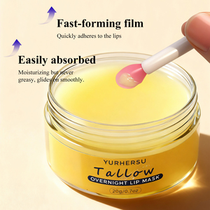 <span class=keywords><strong>Mascarilla</strong></span> Labial de Sebo de Marca Blanca <span class=keywords><strong>para</strong></span> Hidratación Intensiva y Nutrición, Repara los <span class=keywords><strong>Labios</strong></span> Secos y Agrietados Durante la Noche, Cuidado Labial Natural OEM/ODM - Product Image 2