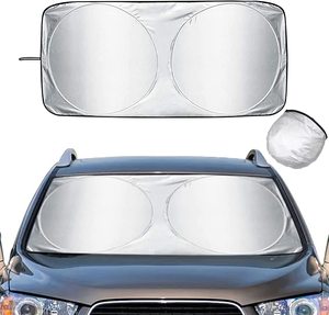 <span class=keywords><strong>Pare</strong></span>-soleil pliable <span class=keywords><strong>pour</strong></span> <span class=keywords><strong>pare</strong></span>-<span class=keywords><strong>brise</strong></span> avant de voiture, en nylon durable, <span class=keywords><strong>protection</strong></span> contre les rayons UV et la chaleur du soleil, compatible avec Tesla/BMW - Product Image 4