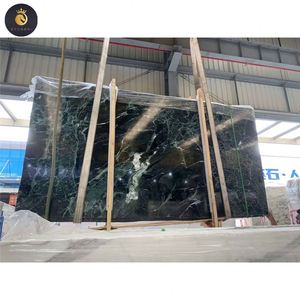 <span class=keywords><strong>Italia</strong></span> clásica Esmeralda Pradas verde piedra Natural mármol pared mesa de centro verde vidrioso losas de mármol - Product Image 5