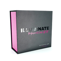 Cajas de Regalo Magnéticas Negras de Lujo con Cierre Magnético, Logotipo Personalizado, Empaque Rígido al por Mayor