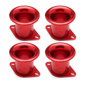 4Pcs Aluminium Car Air Horn Entonnoir Rouge Pour Toyota Corolla AE86 GTS Velocity V-stacks Airbox Intake V Stack Add Horse Power - Product Image 4