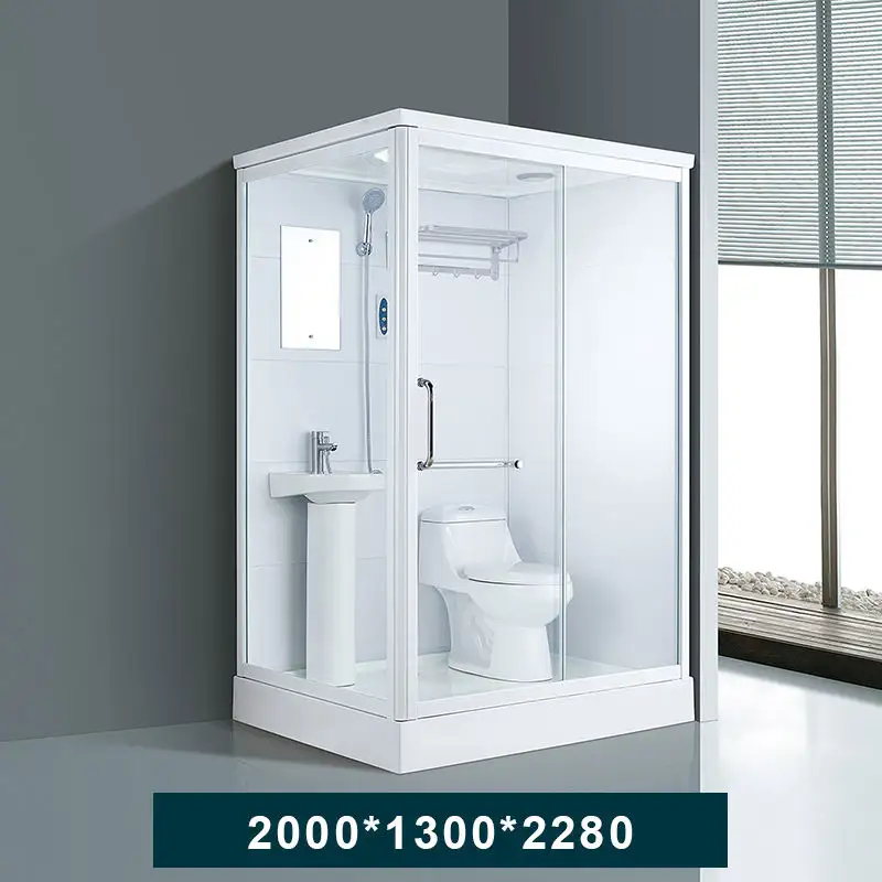 Foshan üretici prefabrik banyo modüler duş odası lüks otel prefabrik tuvalet modüler hepsi bir banyo