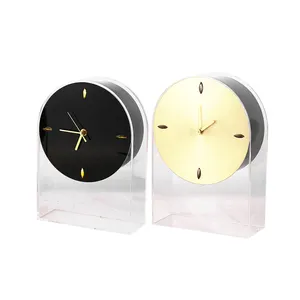 Modern Luxury Creative Gifts Ornament Living Room Decorative Desktop Fashion Acrylic Diy Clocks