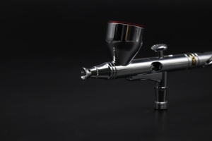 Kit d'aérographe à double action à alimentation par gravité 0,3 mm avec réservoirs supérieurs de 9 cc <span class=keywords><strong>pour</strong></span> le detailing automobile, l'art miniature et la décoration de gâteaux – Professionnel - Product Image 6