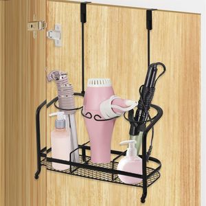 Soporte de Pared Moderno para Secador de Pelo, Organizador Metálico Resistente, Estante de Almacenamiento Deslizante Multifuncional para Herramientas de Baño - Product Image 3