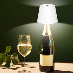 Lampada da Tavolo in Plastica Antela con Controllo Touch LED, 3000K 4000K 5000K, Ricaricabile a Batteria, Paralume Bianco, Design Minimalista - Product Image 4