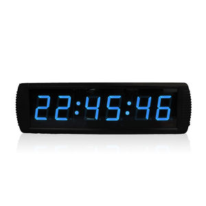 Pantalla azul de alta calidad LED Countup 3 pulgadas cronómetro temporizador para escuela estudiante deportes carrera reloj Oficina Reunión cuenta regresiva reloj - Product Image 1