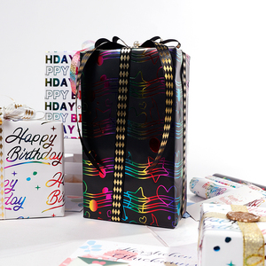Vente en gros de rouleaux de mouchoirs en papier de haute qualité pour anniversaire rouleau de papier d'emballage en or coloré - Product Image 4