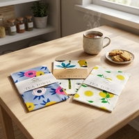 Serviette de cuisine et de thé rectangulaire en coton gaufré 100 % doux, personnalisable, lavable en machine, multi-usages, écologique et hypoallergénique, vente en gros