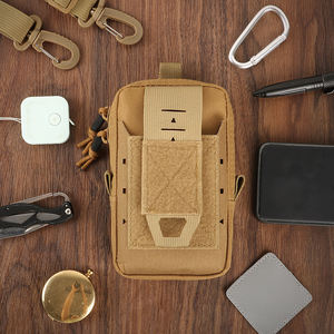 <span class=keywords><strong>Pochette</strong></span> de téléphone tactique MOLLE, sac de messager EDC, sac de ceinture avec <span class=keywords><strong>bandoulière</strong></span> détachable, <span class=keywords><strong>pochette</strong></span> utilitaire pour <span class=keywords><strong>smartphone</strong></span>/portefeuille/outils - Product Image 2