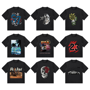 T-Shirt Oversize con Collo Tondo Bianca Tinta Unita Senza Stampa Abbigliamento Casual Streetwear per Uomo - Product Image 2