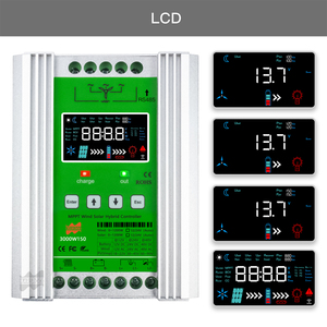 Contrôleur de charge hybride solaire-éolien Wifi 12V 24V 48V 3000W, charge MPPT pour panneau solaire et éolienne, Lithium Plomb W756 - Product Image 3