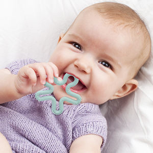 Juguete de Dentición de Coral Personalizado al por Mayor, Curvas Multiángulo para Morder, Agarres Táctiles, Silicona de Grado Alimenticio, Regalo para Bebés de 0 a 24 <span class=keywords><strong>Meses</strong></span> - Product Image 2