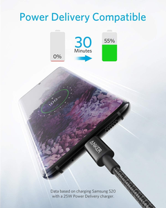 Câble USB-C vers USB-C Anker 310, charge rapide PD 60W, 0,9 m, cordon Type-C durable en TPE pour MacBook Pro, iPad Pro, <span class=keywords><strong>Samsung</strong></span> Galaxy, iPhone 17 - Product Image 2